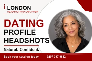 Dating profile headshots in London