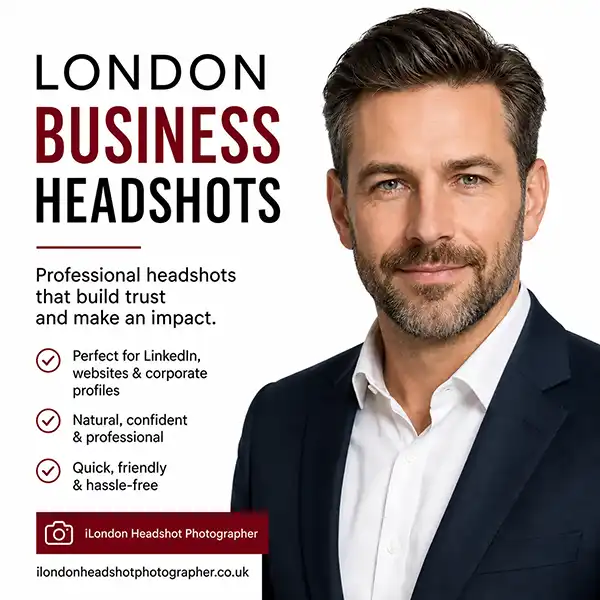 Professional headshot photographer for clients from Marylebone