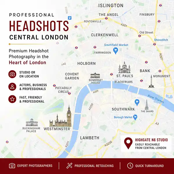 On Location Headshot Photographer