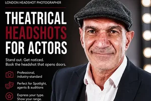 Theatrical headshots for actors in London